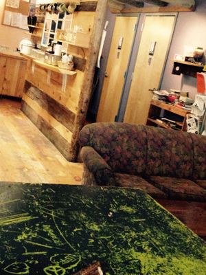 Service area at Local Sprouts Cafe in Portland