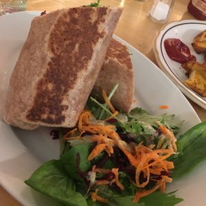 Miso Tempeh Wrap at Local Sprouts Cafe in Portland