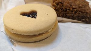 Jammie Dodger at Joey's Cafe in Ambleside
