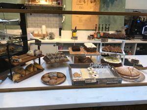 Everything 100% vegan! I had a savoury scone with vegan cheese and caraway seeds.  at Joey's Cafe in Ambleside