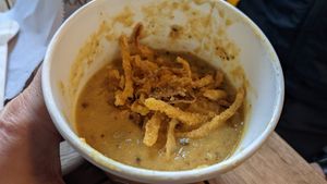 Curried cauliflower at Joey's Cafe in Ambleside