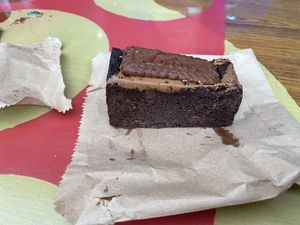 Lotus cake  at Joey's Cafe in Ambleside