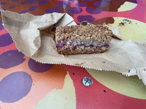 Flapjack  at Joey's Cafe in Ambleside