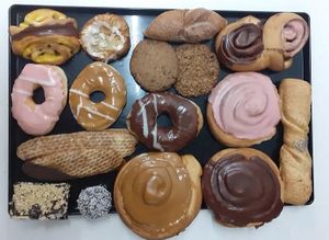 all vegan!  at Herastubbur Bakery in Grindavik