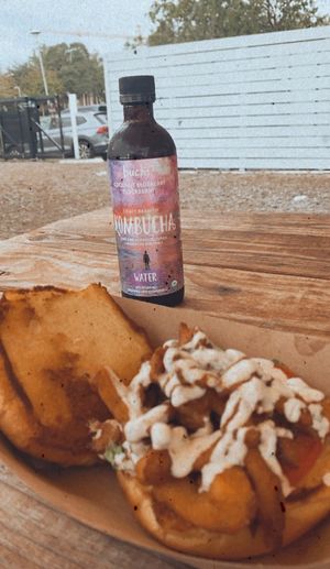 Buffalo chicken sandwich   at Plantology in Gainesville