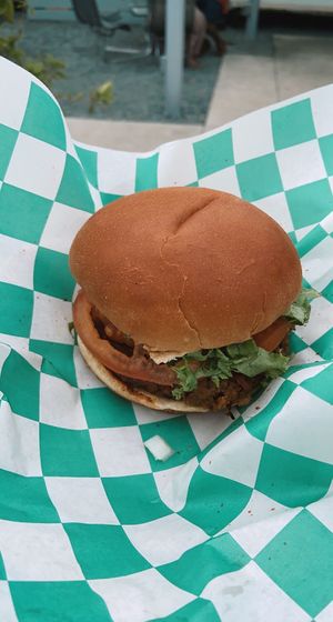 deluxe burger   at Plantology in Gainesville