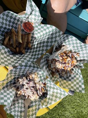 Everything Mac bowl &  Tempeh bakun bowl  at Plantology in Gainesville