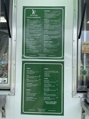 Menu  at Plantology in Gainesville