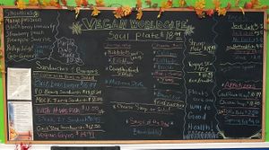   at Vegan World Cafe in Chicago