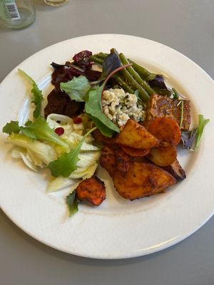 Vegan food  at Olive and Cookie in Amsterdam
