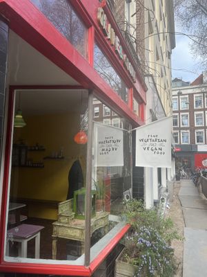 Exterior (taken by my mate in the Dam)  at Olive and Cookie in Amsterdam