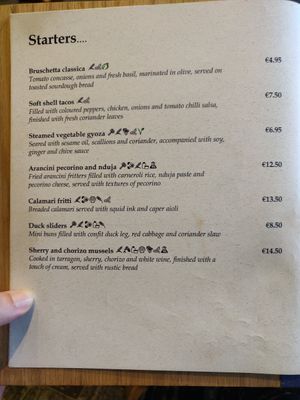 Bruschetta Classica as vegan starter option at Villager in Mellieha