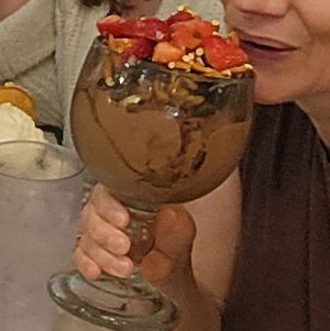 "small" chocolate with four toppings at Duffer's in Wildwood