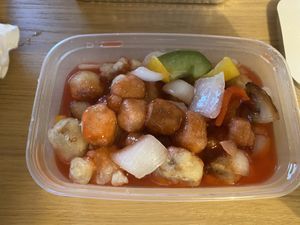Sweet and sour ‘shredded’ chicken  at Oriental Chef in Wolverhampton