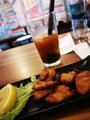 Vegan karaage  at Hage Ramen in Berlin