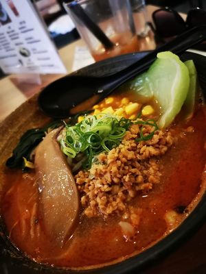 Vegan tantan bowl  at Hage Ramen in Berlin