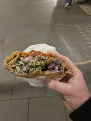 Yum  at Falafel + in London