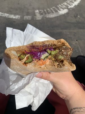   at Falafel + in London