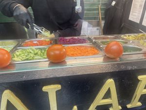   at Falafel + in London