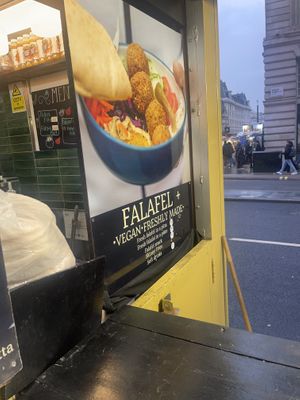   at Falafel + in London