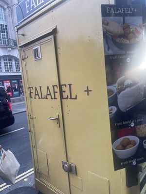  at Falafel + in London