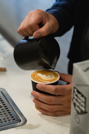 Oat Flat White at Revival in West London