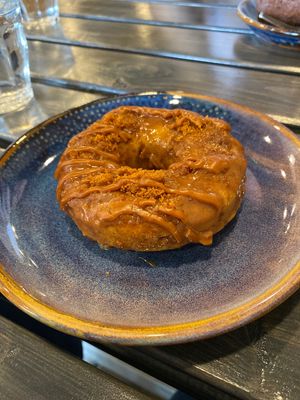 Biscoff doughnut at Revival in West London