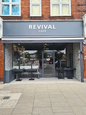 Laptop friendly café at Revival in West London