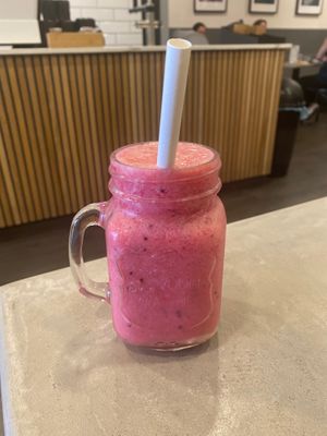 Berry smoothie at Revival in West London