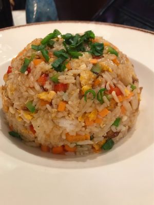 Vegetarian fried rice  at Gyoza Bar in Lisbon