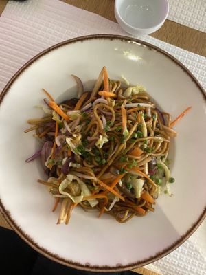 Noodles (ask for a version without egg)  at Gyoza Bar in Lisbon