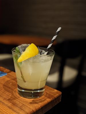 Whiskey smash at MadisonTap in Madison