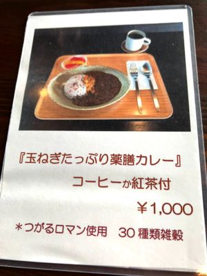 Old picture of non-vegan curry (2021). In March 2023, this shop changed their curry recipe to be 100% plant-based! at Ska Vi Fika - スカヴィフィーカ in Hirosaki