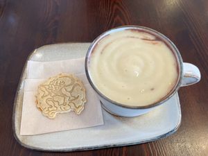 Vegan Hot Cocoa (Soy cream topping) at Ska Vi Fika - スカヴィフィーカ in Hirosaki