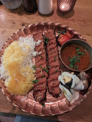 Kabab Kubideh Vegan at Zarathustra in Cologne