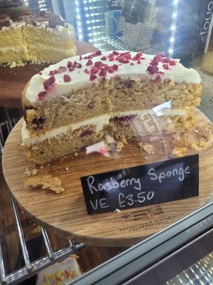 Cake Display at +39 in Menai Bridge