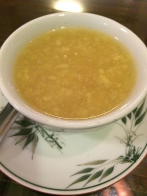 Corn and Coconut Dessert Soup  at Truc Lam Trai in Hanoi