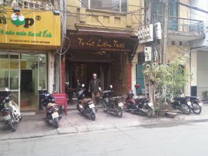 Photo from road outside at Truc Lam Trai in Hanoi