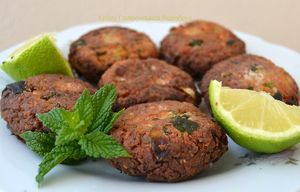 Zucchini balls  at Quizz Platanias in Crete