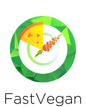 Their logo  at Fast Vegan - Аct Вerah Dostavka-edy in St Petersburg