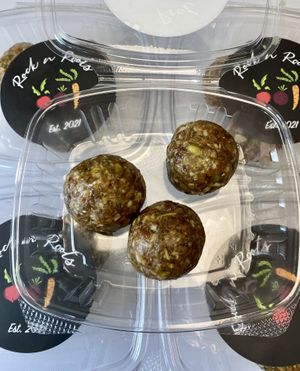 Date & Nut balls at Rock n Roots in Williston Park