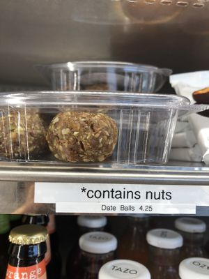 Date nuts raw ball at Rock n Roots in Williston Park