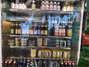 Lots of drinks  at Rock n Roots in Williston Park