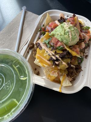 Loaded nachos - Daily special   at Rock n Roots in Williston Park