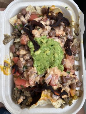 Vegan nachos   at Rock n Roots in Williston Park