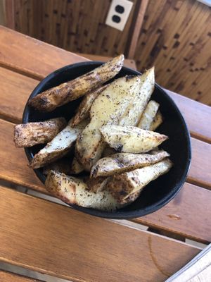 Baked potato   at Rock n Roots in Williston Park