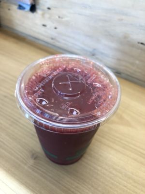 Red sky juice   at Rock n Roots in Williston Park