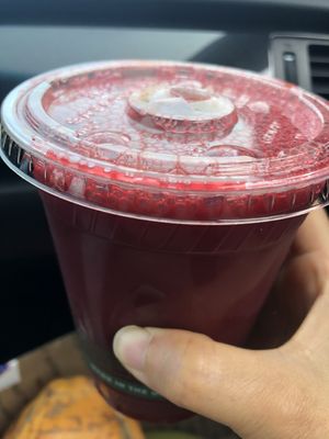 Red sky juice   at Rock n Roots in Williston Park