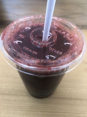 Red sky juice   at Rock n Roots in Williston Park