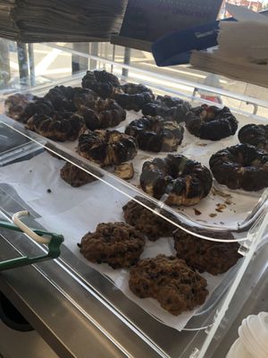 Cinnamon donut n chocolate cookie   at Rock n Roots in Williston Park